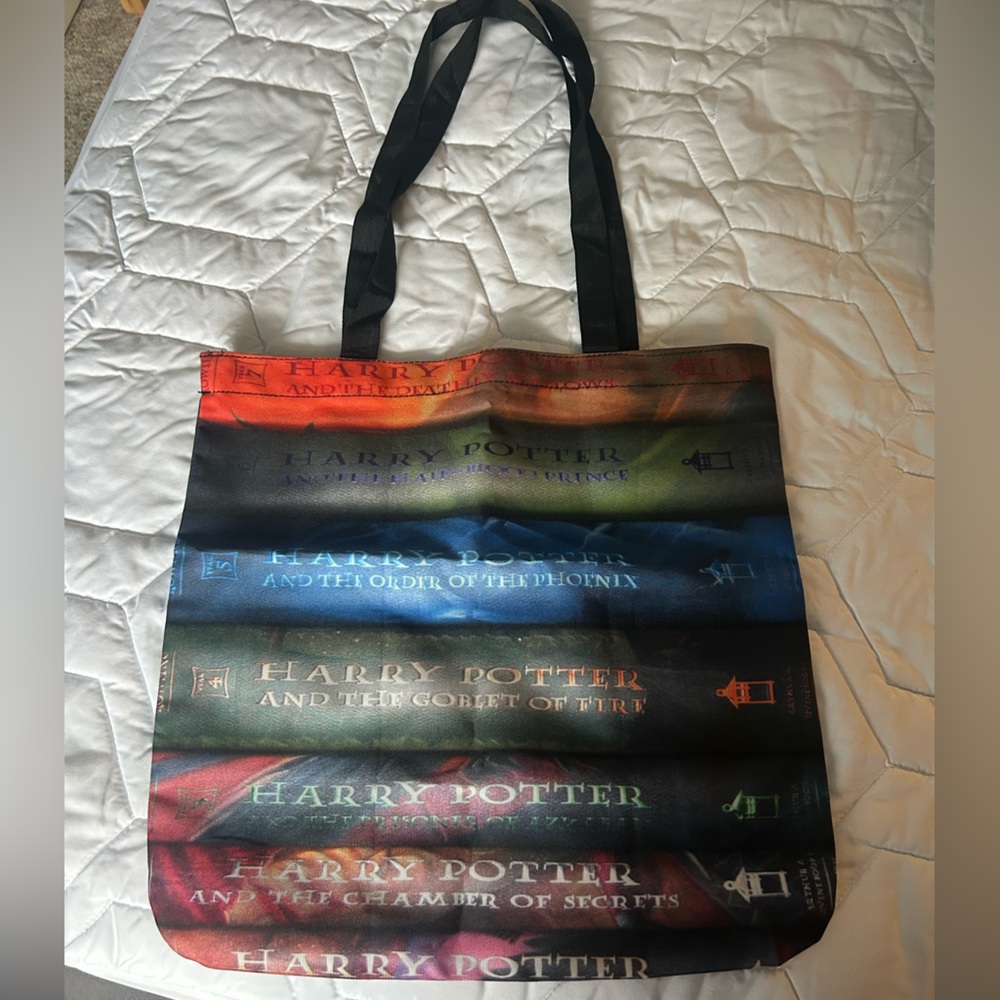 Harry Potter Book Cover Tote Bag